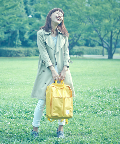 CIAOPANIC（チャオパニック）の「【The Sun And Classic/TSAC】BOX 2WAY DAY PACK（バックパック/リュック・レディース・ブラック/グレー/ブルー/イエロー/ネイビー/ベージュ/グリーン/パープル/ピンク/ベージュ系その他/グリーン系その他/ブルー系その他/イエロー系その他/レッド系その他・FREE）」の12枚目の写真