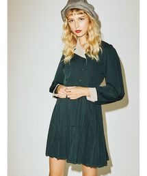 jouetie | ダブルボタンプリーツミニワンピース(ワンピース)