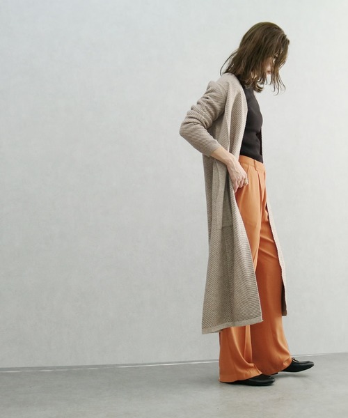 reca（レカ）の「センタープレススラックスパンツ（スラックス・レディース・ブラック/ピンク系その他/オレンジ系その他・M/L）」の15枚目の写真