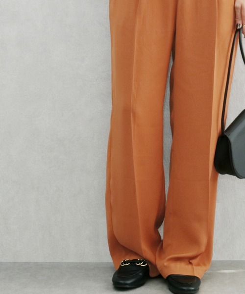 reca（レカ）の「センタープレススラックスパンツ（スラックス・レディース・ブラック/ピンク系その他/オレンジ系その他・M/L）」の21枚目の写真