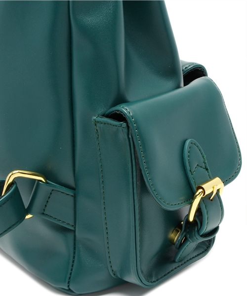 WEGO（ウィゴー）の「WEGO/3ポケットリュック（バックパック/リュック・レディース・ブラック/ダークグリーン/ワイン・FREE）」の10枚目の写真