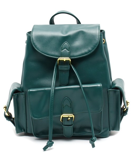 WEGO（ウィゴー）の「WEGO/3ポケットリュック（バックパック/リュック・レディース・ブラック/ダークグリーン/ワイン・FREE）」の16枚目の写真