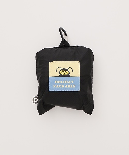 HOLIDAY(ホリデイ)の「HOLIDAY PACKABLE POCHETTE (HEAVY) ホリデイパッカブルポシェット (ヘビー)(ショルダーバッグ・レディース・ブラック・ONE SIZE)」の4枚目の写真