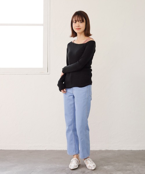 SESTO（セスト）の「ストローレース編みのスリッパフラットサンダル（サンダル・レディース・ベージュ/ブラック/ホワイト・3L/S/M/LL/L）」の17枚目の写真