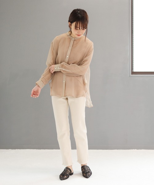 SESTO（セスト）の「ストローレース編みのスリッパフラットサンダル（サンダル・レディース・ベージュ/ブラック/ホワイト・3L/S/M/LL/L）」の19枚目の写真