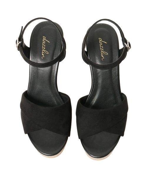 dazzlin（ダズリン）の「シンプルコルクヒールサンダル（サンダル・レディース・ブラック/ベージュ/ブラウン・SMALL/MEDIUM/LARGE）」の9枚目の写真