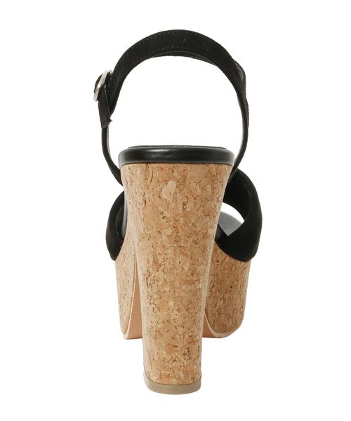 dazzlin（ダズリン）の「シンプルコルクヒールサンダル（サンダル・レディース・ブラック/ベージュ/ブラウン・SMALL/MEDIUM/LARGE）」の6枚目の写真