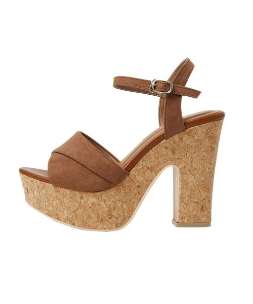 dazzlin（ダズリン）の「シンプルコルクヒールサンダル（サンダル・レディース・ブラック/ベージュ/ブラウン・SMALL/MEDIUM/LARGE）」の8枚目の写真
