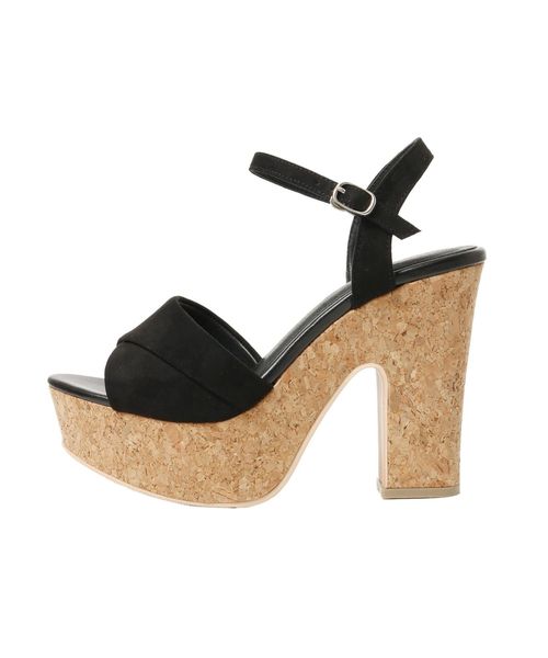dazzlin（ダズリン）の「シンプルコルクヒールサンダル（サンダル・レディース・ブラック/ベージュ/ブラウン・SMALL/MEDIUM/LARGE）」の7枚目の写真