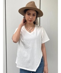 EGOIST | USコットンアシメTシャツ(Tシャツ/カットソー)