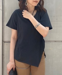 EGOIST | USコットンアシメTシャツ(Tシャツ/カットソー)