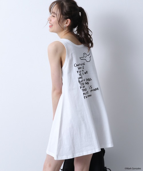 セール Mark Gonzales タンクチュニックワンピース 6779 ワンピース Heather ヘザー のファッション通販 Zozotown