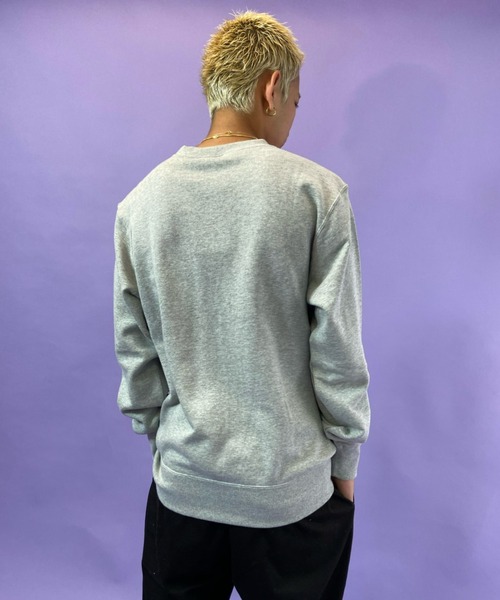 Champion(チャンピオン)の「CHAMPION/チャンピオン 裏毛 ベーシック アイコン刺繍クルースウェット C3-Q001(スウェット・メンズ・ライトグレー/ブラック/ホワイト/ピンク/グレー/オリーブ/ネイビー/グリーン/イエロー・XL/XXL/L/S/M)」の19枚目の写真