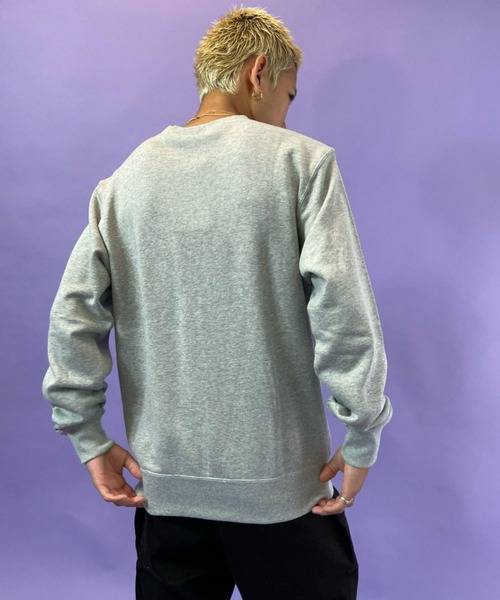 Champion(チャンピオン)の「CHAMPION/チャンピオン 裏毛 ベーシック アイコン刺繍クルースウェット C3-Q001(スウェット・メンズ・ライトグレー/ブラック/ホワイト/ピンク/グレー/オリーブ/ネイビー/グリーン/イエロー・XL/XXL/L/S/M)」の20枚目の写真