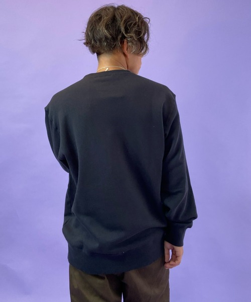 Champion(チャンピオン)の「CHAMPION/チャンピオン 裏毛 ベーシック アイコン刺繍クルースウェット C3-Q001(スウェット・メンズ・ライトグレー/ブラック/ホワイト/ピンク/グレー/オリーブ/ネイビー/グリーン/イエロー・XL/XXL/L/S/M)」の11枚目の写真