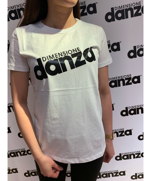 DIMENSIONE danza（ディメンシオーネ ダンツァ）の「ロゴTシャツ（Tシャツ/カットソー・レディース・ホワイト/ブラック/ネイビー/パープル/レッド/イエロー/グリーン/スモークピンク・X-SMALL/MEDIUM/SMALL）」の11枚目の写真