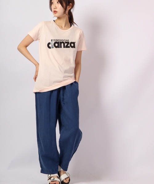 DIMENSIONE danza（ディメンシオーネ ダンツァ）の「ロゴTシャツ（Tシャツ/カットソー・レディース・ホワイト/ブラック/ネイビー/パープル/レッド/イエロー/グリーン/スモークピンク・X-SMALL/MEDIUM/SMALL）」の18枚目の写真