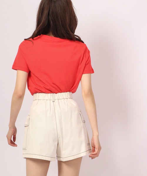 DIMENSIONE danza（ディメンシオーネ ダンツァ）の「ロゴTシャツ（Tシャツ/カットソー・レディース・ホワイト/ブラック/ネイビー/パープル/レッド/イエロー/グリーン/スモークピンク・X-SMALL/MEDIUM/SMALL）」の16枚目の写真