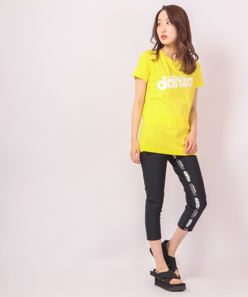 DIMENSIONE danza（ディメンシオーネ ダンツァ）の「ロゴTシャツ（Tシャツ/カットソー・レディース・ホワイト/ブラック/ネイビー/パープル/レッド/イエロー/グリーン/スモークピンク・X-SMALL/MEDIUM/SMALL）」の12枚目の写真