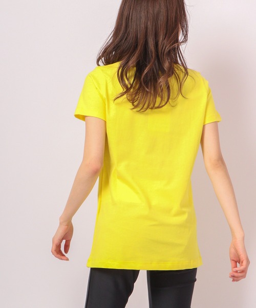 DIMENSIONE danza（ディメンシオーネ ダンツァ）の「ロゴTシャツ（Tシャツ/カットソー・レディース・ホワイト/ブラック/ネイビー/パープル/レッド/イエロー/グリーン/スモークピンク・X-SMALL/MEDIUM/SMALL）」の13枚目の写真