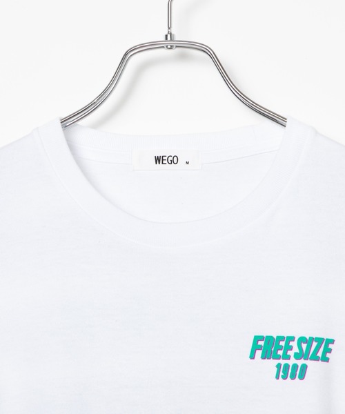 WEGO(ウィゴー)の「WEGO/FREESIZEバックプリントTシャツ(Tシャツ/カットソー・レディース・ホワイト/ブラック・SMALL/MEDIUM)」の9枚目の写真