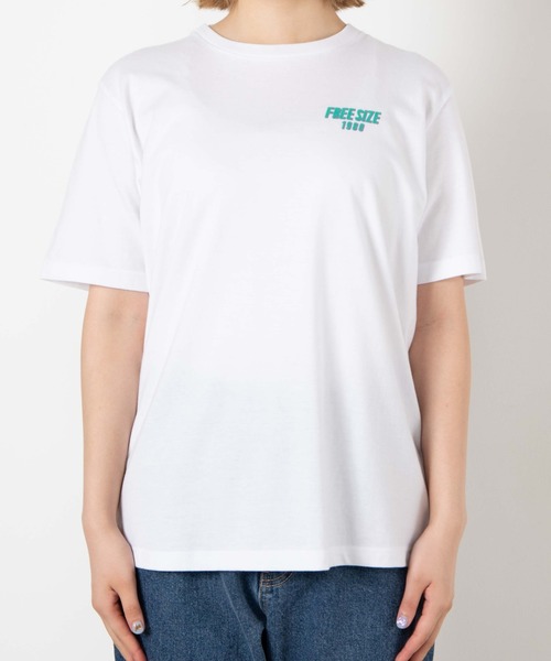 WEGO(ウィゴー)の「WEGO/FREESIZEバックプリントTシャツ(Tシャツ/カットソー・レディース・ホワイト/ブラック・SMALL/MEDIUM)」の16枚目の写真
