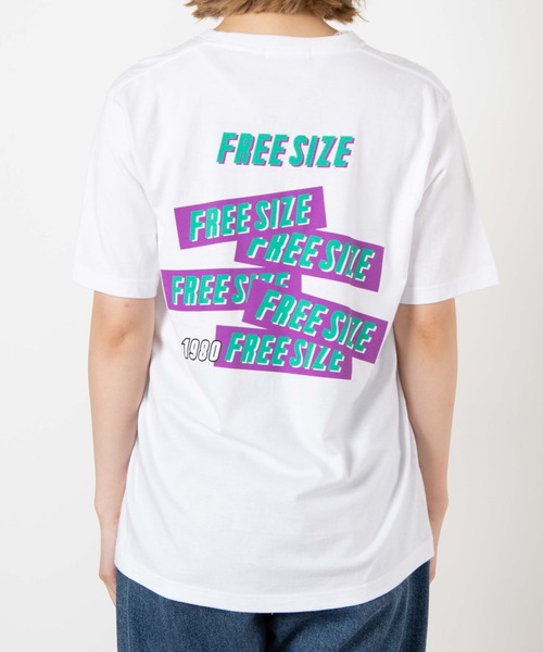 WEGO(ウィゴー)の「WEGO/FREESIZEバックプリントTシャツ(Tシャツ/カットソー・レディース・ホワイト/ブラック・SMALL/MEDIUM)」の14枚目の写真