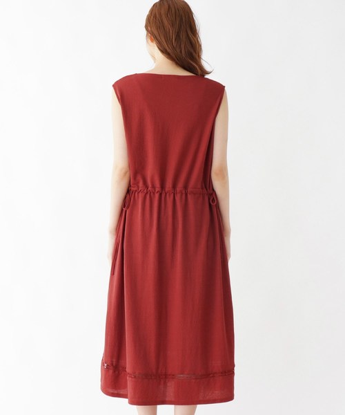 お1人様1点限り M L ドロストデザインノースリーブワンピース お客様満足度no 1 Mutis Cl