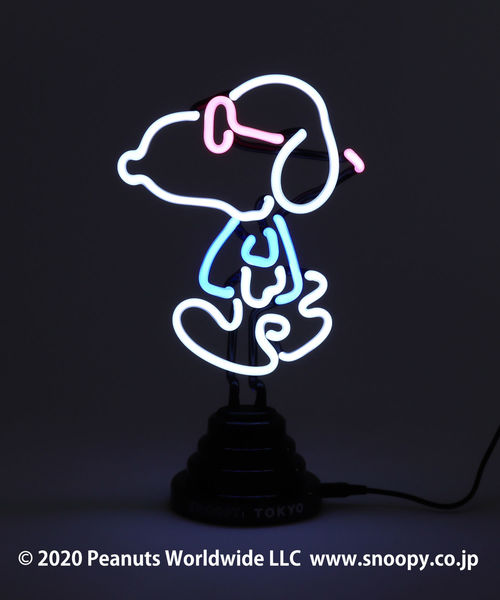 スヌーピー ネオンサインデコレーション PEANUTS