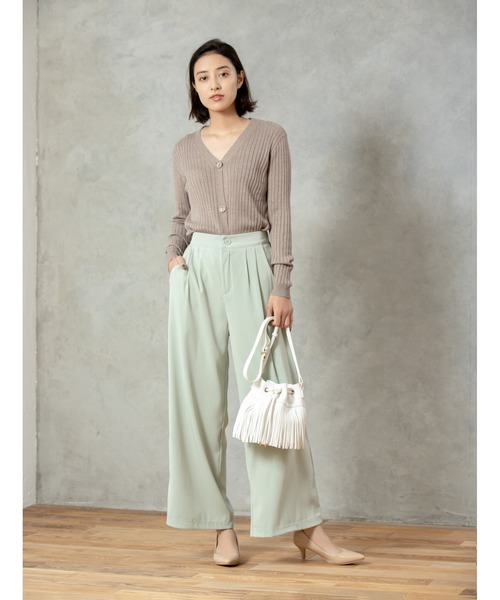 fifth（フィフス）の「フリンジ巾着ショルダーバッグ（ショルダーバッグ・レディース・ホワイト/シルバー/ブラウン・FREE）」の5枚目の写真