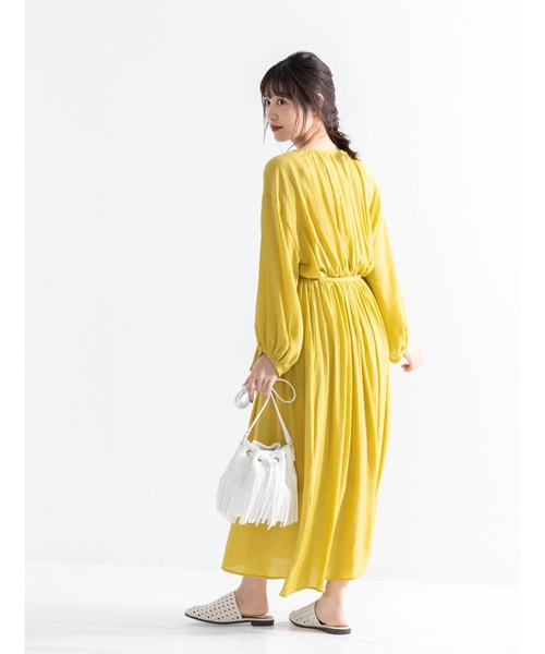 fifth（フィフス）の「フリンジ巾着ショルダーバッグ（ショルダーバッグ・レディース・ホワイト/シルバー/ブラウン・FREE）」の17枚目の写真