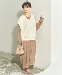 titivate | ｵｰﾊﾞｰｻｲｽﾞVﾈｯｸﾆｯﾄﾍﾞｽﾄ(ニット/セーター)