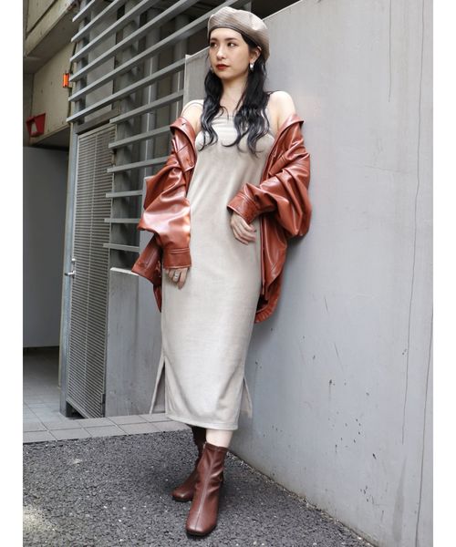 セール ベロアキャミワンピース ワンピース Murua ムルーア のファッション通販 Zozotown