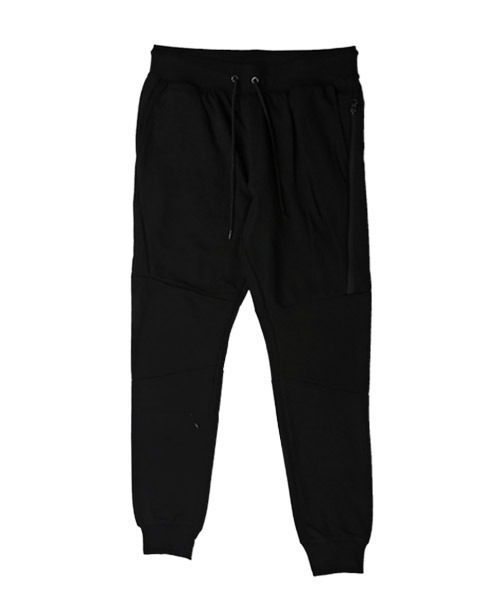 LUXSTYLE（ラグスタイル）の「ポンチZIPジョガーパンツ（その他パンツ・メンズ・ブラック/杢グレー・L/XL/M）」の7枚目の写真