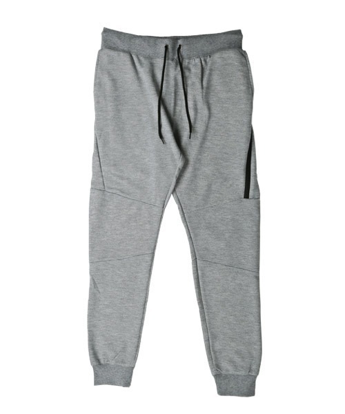 LUXSTYLE（ラグスタイル）の「ポンチZIPジョガーパンツ（その他パンツ・メンズ・ブラック/杢グレー・L/XL/M）」の8枚目の写真