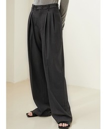 Fano Studios | 【Fano Studios】【2020AW】ワイドストレートシルエット 2タックスラックス FQ20K011(スラックス)