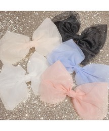 LILICIOUS（リリシャス）の「オーガンジーリボンバレッタ（バレッタ/ヘアクリップ・レディース）」