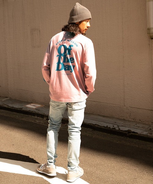 BAYFLOW(ベイフロー)の「グラフィックTEE L/S(Tシャツ/カットソー・メンズ・オフホワイト/ピンク/イエロー・LARGE/MEDIUM/SMALL)」の14枚目の写真