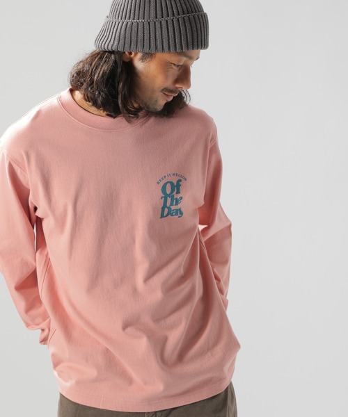 BAYFLOW(ベイフロー)の「グラフィックTEE L/S(Tシャツ/カットソー・メンズ・オフホワイト/ピンク/イエロー・LARGE/MEDIUM/SMALL)」の7枚目の写真