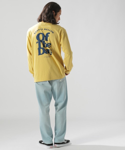 BAYFLOW(ベイフロー)の「グラフィックTEE L/S(Tシャツ/カットソー・メンズ・オフホワイト/ピンク/イエロー・LARGE/MEDIUM/SMALL)」の4枚目の写真