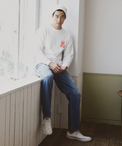 BAYFLOW(ベイフロー)の「グラフィックTEE L/S(Tシャツ/カットソー・メンズ・オフホワイト/ピンク/イエロー・LARGE/MEDIUM/SMALL)」の18枚目の写真