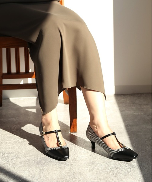 LE TALON(ルタロン)の「4.5cmTストコンビパンプス(パンプス・レディース・ブラック×ブラック/ネイビー/ピンク・23cm/23.5cm/24cm/24.5cm/25cm/22.5cm/22cm)」の19枚目の写真