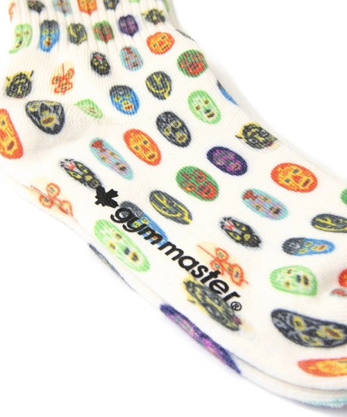 gym master(ジムマスター)の「gym master/ジムマスター ハッピーペイントクルーソックス(ソックス/靴下・メンズ・ホワイト/ブラック/その他1/アイボリー/イエロー/ロイヤルブルー・MEDIUM/LARGE)」の14枚目の写真