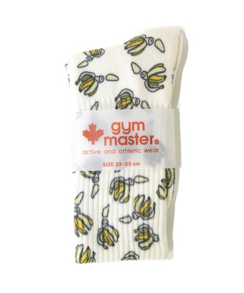 gym master(ジムマスター)の「gym master/ジムマスター ハッピーペイントクルーソックス(ソックス/靴下・メンズ・ホワイト/ブラック/その他1/アイボリー/イエロー/ロイヤルブルー・MEDIUM/LARGE)」の15枚目の写真