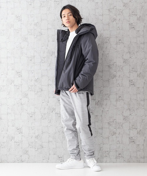 OUTDOOR PRODUCTS(アウトドアプロダクツ)の「【OUTDOOR PRODUCTS】防風裏フリース ストレッチジョガーパンツ サイドライン入り テーパードシルエット(スウェットパンツ・メンズ・チャコールグレー/グレー/スミクロ/ブラック・MEDIUM/X-LARGE/LARGE/SMALL)」の9枚目の写真