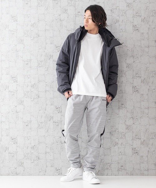 OUTDOOR PRODUCTS(アウトドアプロダクツ)の「【OUTDOOR PRODUCTS】防風裏フリース ストレッチジョガーパンツ サイドライン入り テーパードシルエット(スウェットパンツ・メンズ・チャコールグレー/グレー/スミクロ/ブラック・MEDIUM/X-LARGE/LARGE/SMALL)」の7枚目の写真