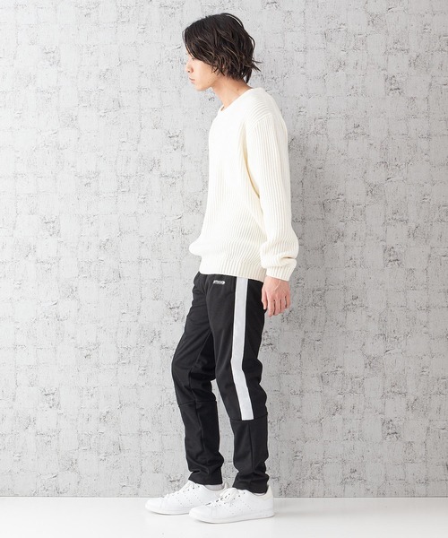 OUTDOOR PRODUCTS(アウトドアプロダクツ)の「【OUTDOOR PRODUCTS】防風裏フリース ストレッチジョガーパンツ サイドライン入り テーパードシルエット(スウェットパンツ・メンズ・チャコールグレー/グレー/スミクロ/ブラック・MEDIUM/X-LARGE/LARGE/SMALL)」の18枚目の写真