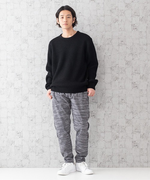 OUTDOOR PRODUCTS(アウトドアプロダクツ)の「【OUTDOOR PRODUCTS】防風裏フリース ストレッチジョガーパンツ サイドライン入り テーパードシルエット(スウェットパンツ・メンズ・チャコールグレー/グレー/スミクロ/ブラック・MEDIUM/X-LARGE/LARGE/SMALL)」の14枚目の写真