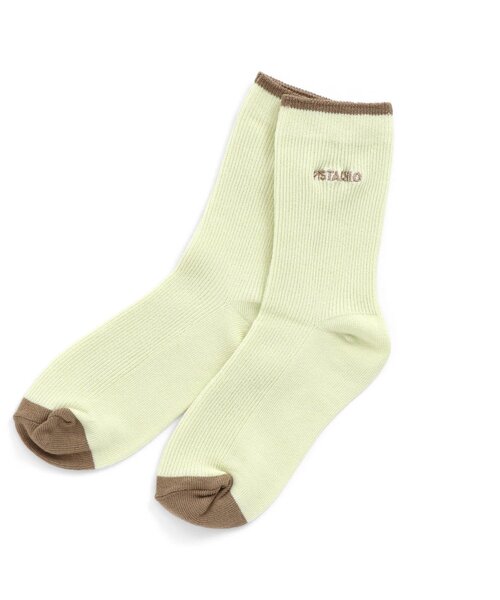 apres les cours(アプレレクール)の「シンプルロゴ ソックス(ソックス/靴下・キッズ・ブラウン/サックスブルー/レッド/ミント・15 /12/18/21)」の3枚目の写真