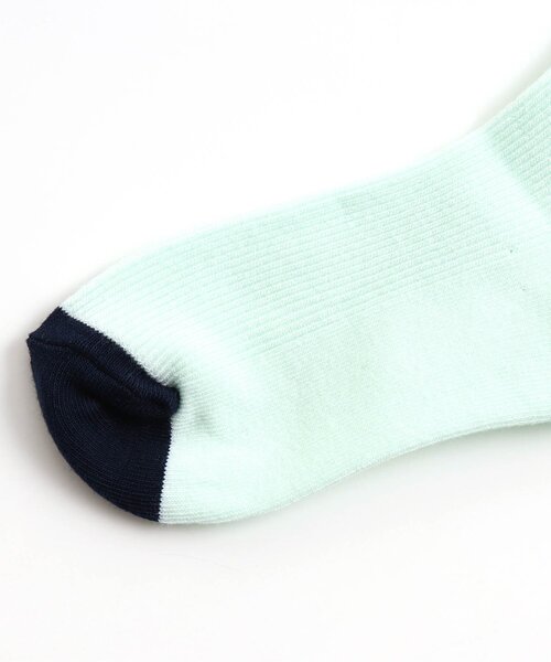 apres les cours(アプレレクール)の「シンプルロゴ ソックス(ソックス/靴下・キッズ・ブラウン/サックスブルー/レッド/ミント・15 /12/18/21)」の6枚目の写真